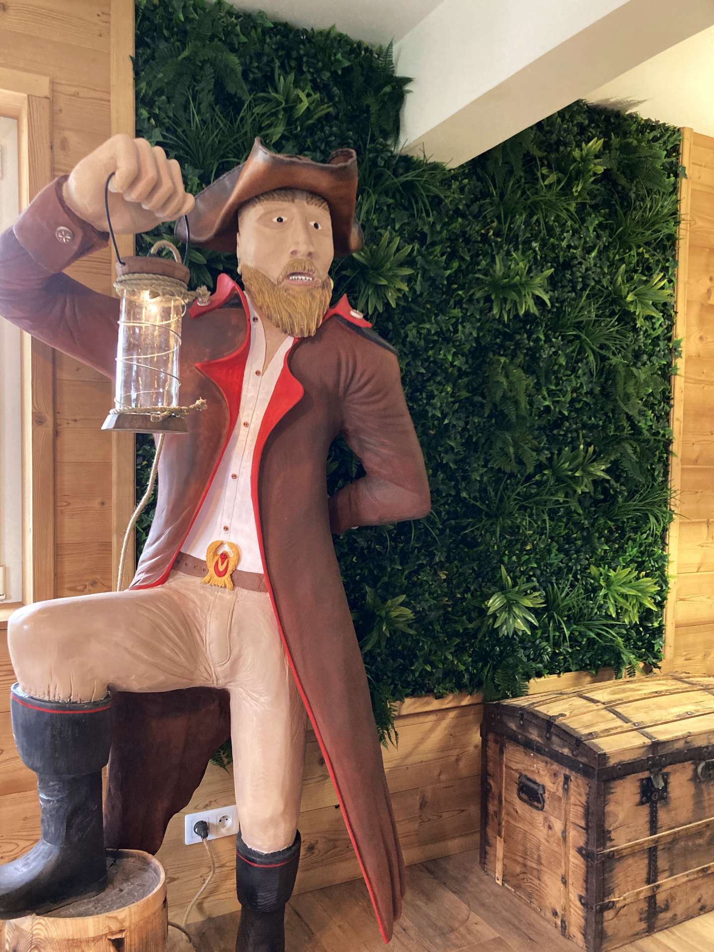 Sculpture Bois Pirate